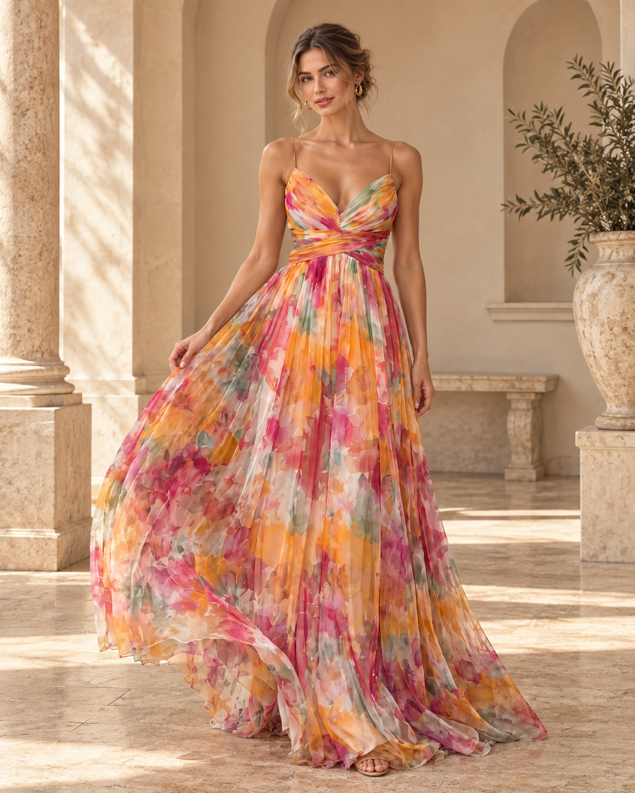Isolde — Abito Maxi Floreale