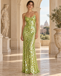 Lacey — Abito Maxi con Paillettes